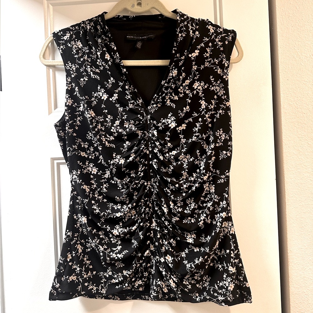 WHBM Floral Top